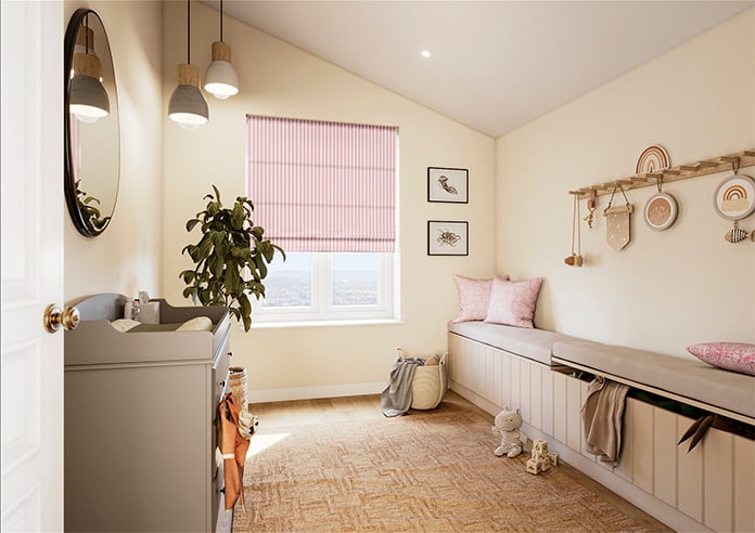 The British Stripe Co. Mary, Notting Hill No.2 - Roman Blind - Image 6